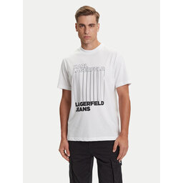 Karl Lagerfeld Jeans Karl Lagerfeld Jeans Camiseta A3M17002 Blanco Regular Fit
