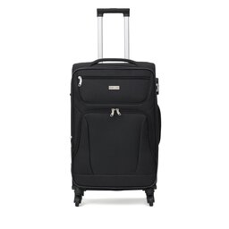 Semi Line Μεγάλη Βαλίτσα Semi Line T5771-3 Μαύρο