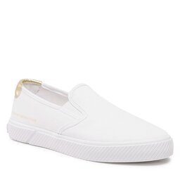 Tommy Hilfiger Teniși Tommy Hilfiger Essential Slip-On Sneaker FW0FW06956 White YBS