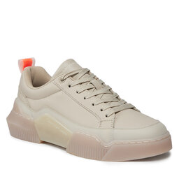 

Снікерcи Calvin Klein Chunky Cupsole 2.0 Lth In Lum YW0YW01313 Eggshell/Shocking Orange 0GI, Бежевий