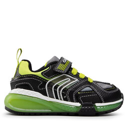 

Снікерcи Geox J Bayonyc B. A J16FEA 0CEFU C0802 M Black/Lime, Чорний