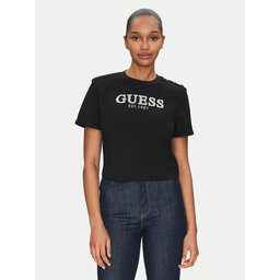 Guess Guess T-Shirt W5GI15 K8FQ4 Μαύρο Regular Fit