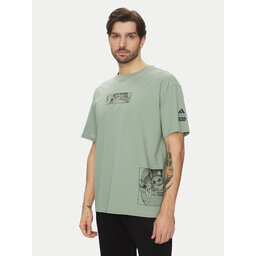 adidas adidas Camiseta Star Wars The Mandalorian JI5718 Verde Oversize