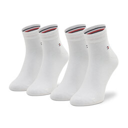 Tommy Hilfiger Комплект 2 чифта къси чорапи унисекс Tommy Hilfiger 342025001 White 300