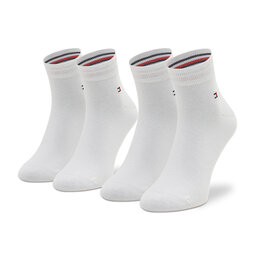 Tommy Hilfiger Set di 2 paia di calzini corti unisex Tommy Hilfiger 342025001 White 300