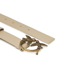 

Жіночий ремінь Pinko Love Berry H3 Belt PE 23 PLT01 100125 A0F1 Light Beig D28Q, Бежевий