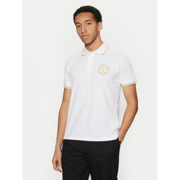 Versace Jeans Couture Versace Jeans Couture Poloshirt 78GAGT00 Weiß Regular Fit