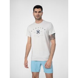 4F 4F Футболка 4FSS23TTSHM366 Сірий Regular Fit