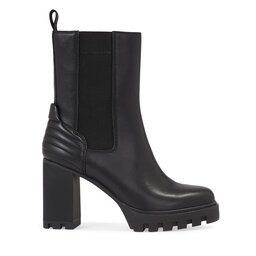 Calvin Klein Jeans Μποτάκια Calvin Klein Jeans Platform Chelsea Lth Wn YW0YW01140 Μαύρο