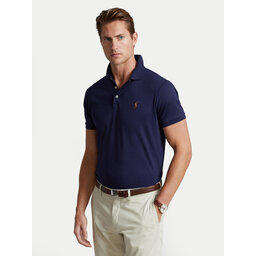 Polo Ralph Lauren Polo Ralph Lauren Polo marškinėliai 710713130006 Tamsiai mėlyna Custom Slim Fit