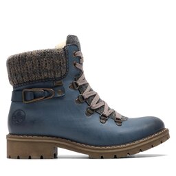Rieker Schnürschuhe Rieker Y9131-15 Blau