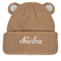 New Era Czapka New Era Teddy Bear Ears Cuff Knit Beanie 60580794 Brązowy