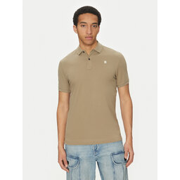 G-Star Raw G-Star Raw Polo marškinėliai Dunda D11595-5864 6057 Chaki Slim Fit