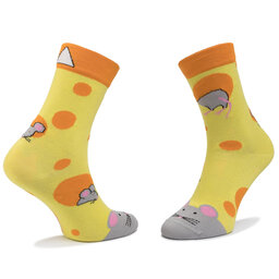 

Високі шкарпетки unisex Cup of Sox SERpetki Жовтий