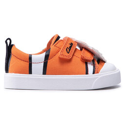 

Кеди Clarks City Nemo T 261576717 Orange, Оранжевий