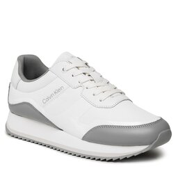 Calvin Klein Zapatillas Calvin Klein Low Top Lace Up Heat Bond HM0HM00551 White/Granite Road 0K8