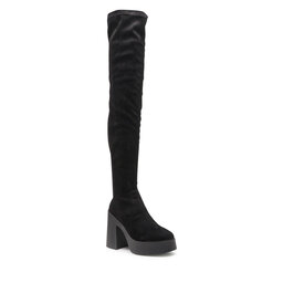 Altercore Over-knee boots Altercore Daphne Faux Suede Black