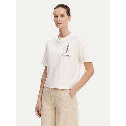 Weekend Max Mara Weekend Max Mara Camiseta Lecco 2515941052 Blanco Boxy Fit
