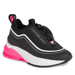 

Снікерcи Calvin Klein Jeans Wedge Runner Slip On Wn YW0YW01208 Black/Cotton Candy 01C, Чорний