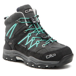 CMP Παπούτσια πεζοπορίας CMP Kids Rigel Mid Trekking Shoes Wp 3Q12944 Titanio/Acqua