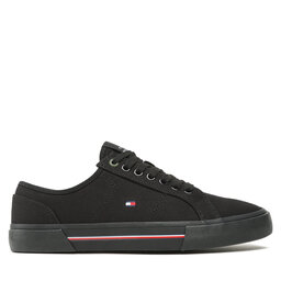 

Кросівки Tommy Hilfiger Core Corporate Vulc Canvas FM0FM04560 Black BDS, Чорний