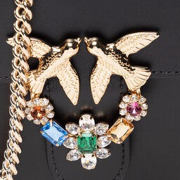 

Сумка Pinko Love Smart Jewels C PE 20 PLTT 1P21M5 Y5FF Vlack Z99, Чорний
