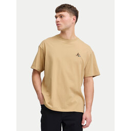 Solid Solid T-shirt Manes 21108333 Smeđa Regular Fit