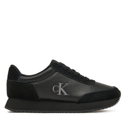 Calvin Klein Jeans Sneakers Calvin Klein Jeans Runner Laceup Low Mix Mg YW0YW01798 Schwarz