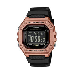 Casio Zegarek Casio Digital Chronograph W-218HM-5BVEF Czarny