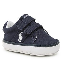 Polo Ralph Lauren Сникърси Polo Ralph Lauren Sayer Ez Layette RL100717 Navy Canvas w/ White PP