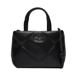 Calvin Klein Handväska Calvin Klein Re-Lock Quilt Tote Mini K60K611340 Ck Black BEH