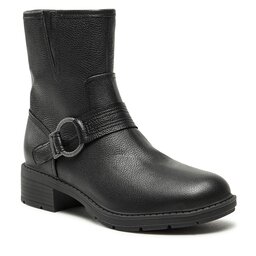 Clarks Stövletter Clarks Hearth Cross 261742344 Black Leather