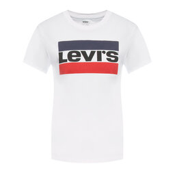 Levi's® Levi's® T-Shirt The Perfect Graphic Tee 17369-0297 Weiß Regular Fit