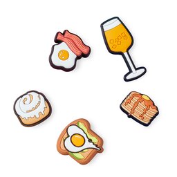 

Прикраса для взуття Crocs Lets Go Brunch 5 Pack 10011192 mix, Кольоровий