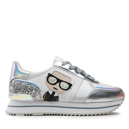 

Снікерcи KARL LAGERFELD KL61932 White Lth/Txt W/Iridesnt, Білий
