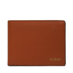 Guess Mały Portfel Męski Guess SMRIVI LEA20 Brązowy