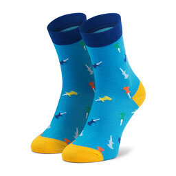 Dots Socks Visoke nogavice Unisex Dots Socks DTS-SX-427-N Modra