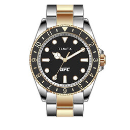 Timex Ρολόι Timex UFC Debut TW2V56700 Silver/Gold