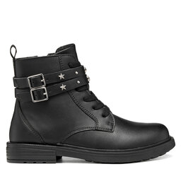 Geox Schnürschuhe Geox J Eclair Girl J669QJ 000BC C9999 M Schwarz