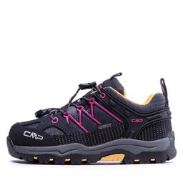 

Трекінгові черевики CMP Kids Rigel Low Trekking Shoe Wp 3Q54554 Antracite/Bouganville 54UE, Чорний