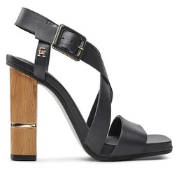 Tommy Hilfiger Sandalias Tommy Hilfiger Hardware Block High Heel FW0FW07016 Azul marino