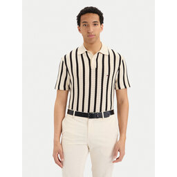 Tommy Hilfiger Tommy Hilfiger Poloshirt MW0MW42770 Creme Regular Fit