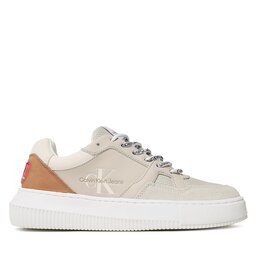 

Снікерcи Calvin Klein Jeans Chunky Cupsole Fluo Contrast YW0YW00925 Eggshell/Raspberry Sorbet 0F4, Бежевий