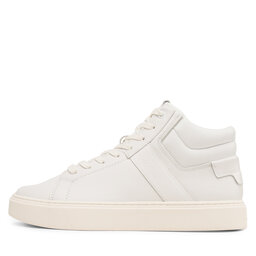 

Снікерcи Calvin Klein High Top Lace Up Lth HM0HM01057 0K4, Білий