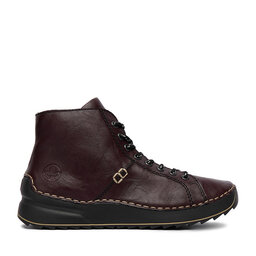 Rieker Botines planos Rieker CEO-71510-30 Guinda/burdeos