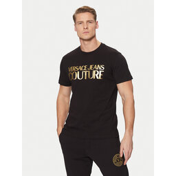 Versace Jeans Couture Versace Jeans Couture T-Shirt 78GAHT05 Μαύρο Regular Fit