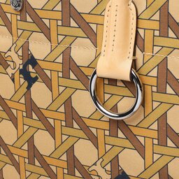 

Сумка Tory Burch Canvas Basketweave Tote 139623 Tan Basketwave 200, Бежевий