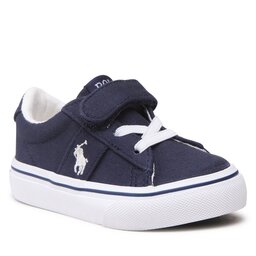 Polo Ralph Lauren Sneakers aus Stoff Polo Ralph Lauren Sayer Ps RF104024 Navy Canvas w/ Paperwhite PP