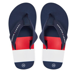 Tommy Hilfiger Žabky Tommy Hilfiger T3B8-33446-0058 M Tmavomodrá
