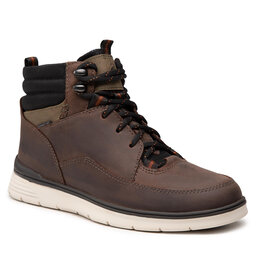 Clarks Polacchine Clarks Braxin Peak 261645767 Dark Brown Leather